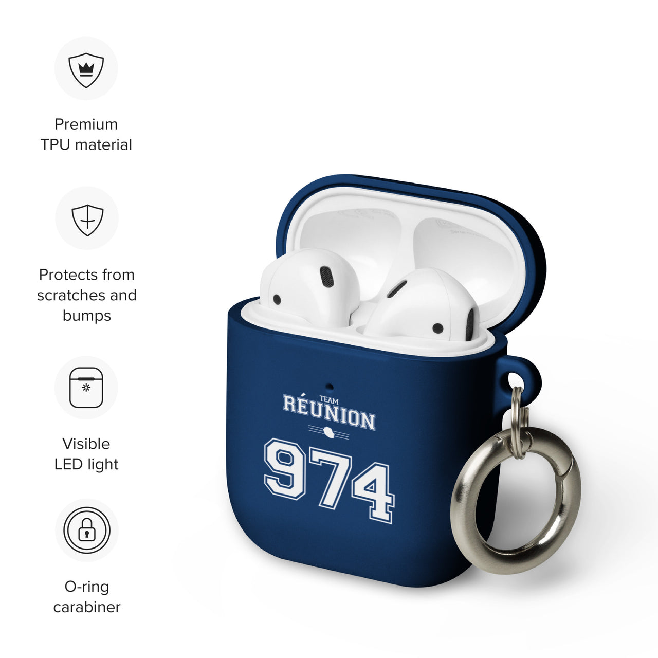 Boitier pour AirPods® - Team Réunion 974