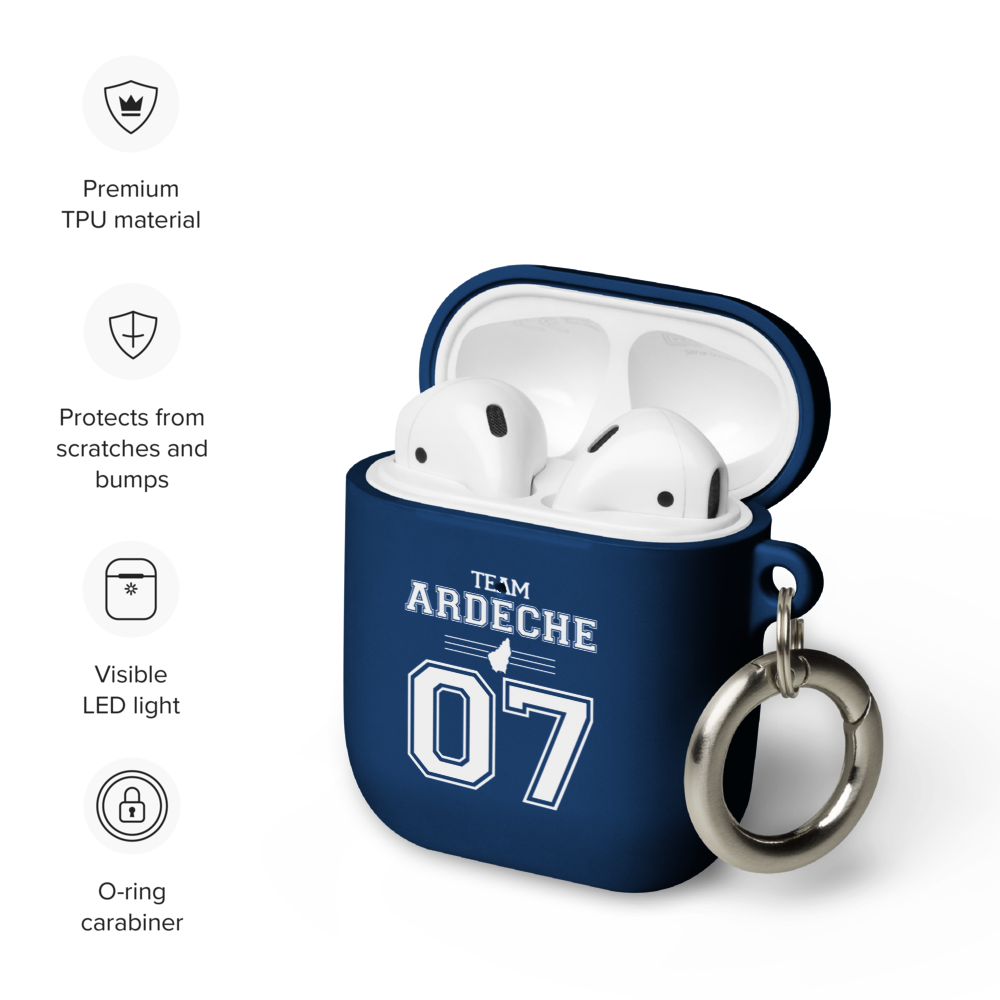 Boîtier en caoutchouc pour AirPods® - Team Ardèche 07