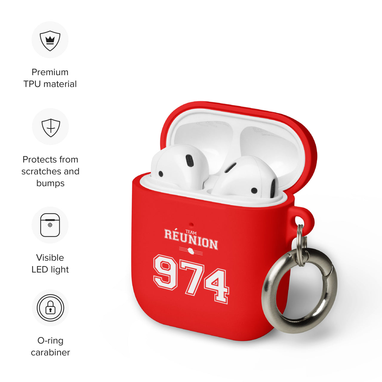 Boitier pour AirPods® - Team Réunion 974