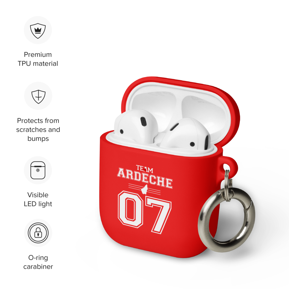 Boîtier en caoutchouc pour AirPods® - Team Ardèche 07