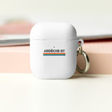 Coque Compatible pour AirPods® Étui Housse Protection avec Mousqueton Motif Ardèche