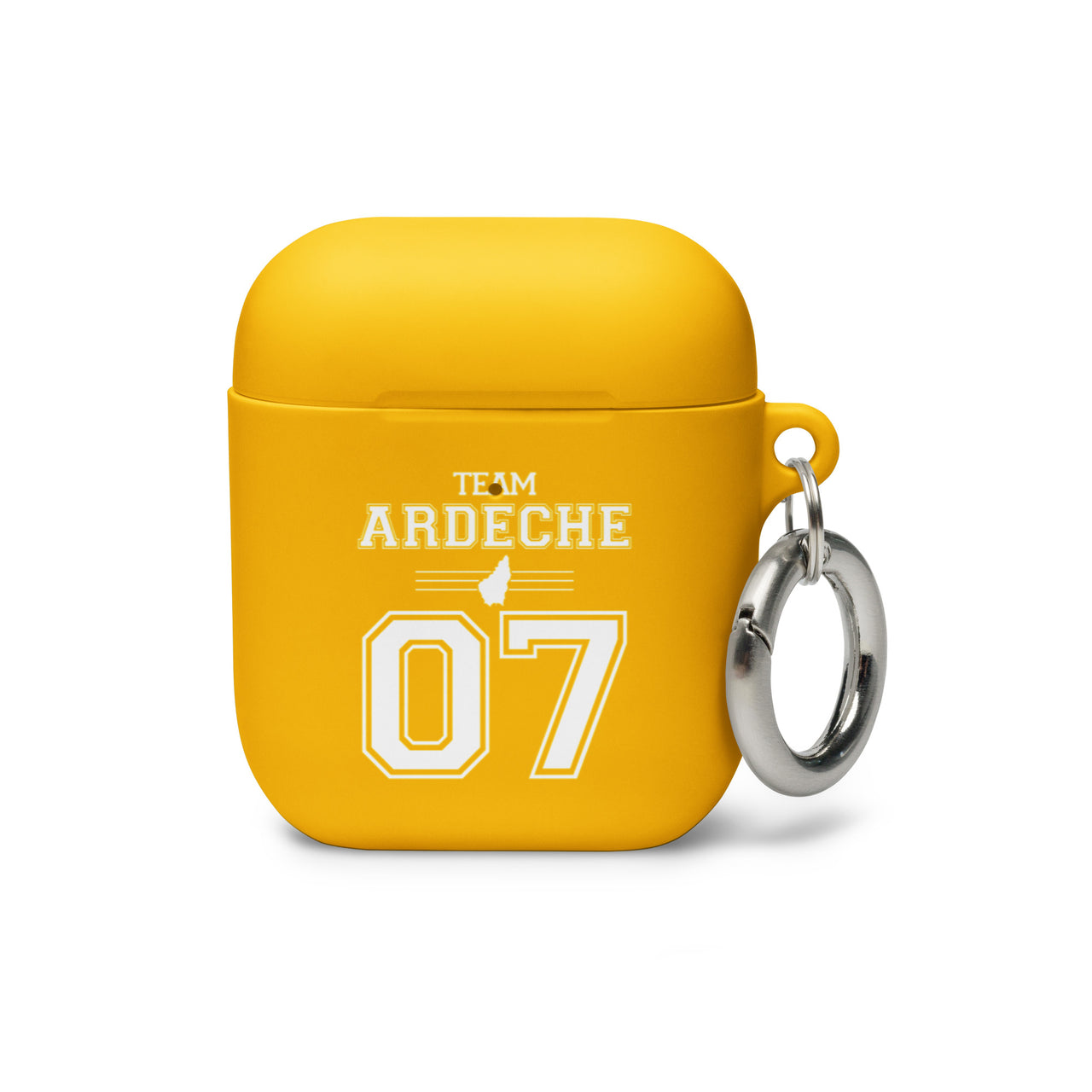 Boîtier AirPods Ardèche 07 bleu marine dos - Protection élégante