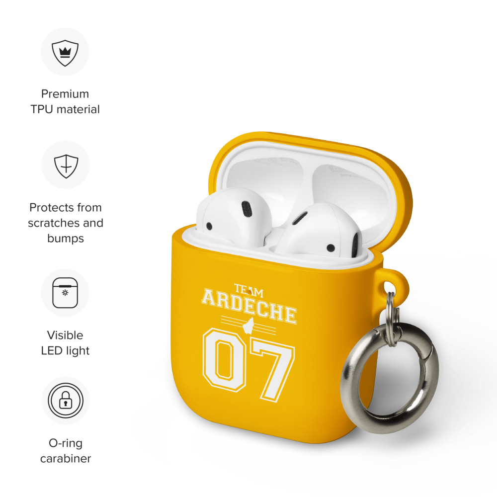 Boîtier en caoutchouc pour AirPods® - Team Ardèche 07
