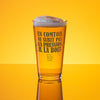 Verre à pinte Franche-Comté - Un Comtois ne subit pas la pression