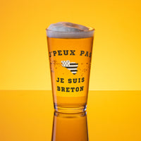 Thumbnail for Verre à pinte - j'peux pas je suis Breton