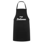 Tablier de cuisine : Cheffe Italienne - noir