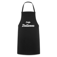 Thumbnail for Tablier de cuisine Italie noir - Cheffe italienne en cuisine