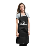 Tablier de cuisine : Cheffe Italienne - noir