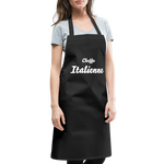 Tablier de cuisine : Cheffe Italienne - noir