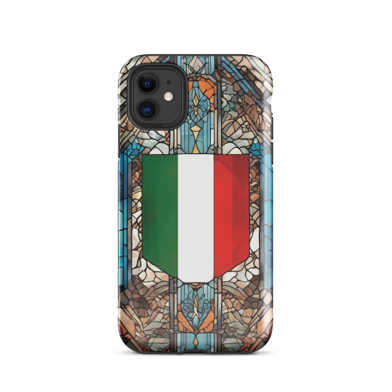 Coque d'iPhone® rigide Blason italien et vitrail - Italie