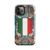 Thumbnail for Coque d'iPhone® rigide Blason italien et vitrail - Italie