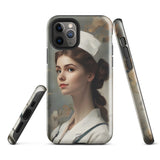 Coque d'iPhone® rigide infirmière style peinture néo classique