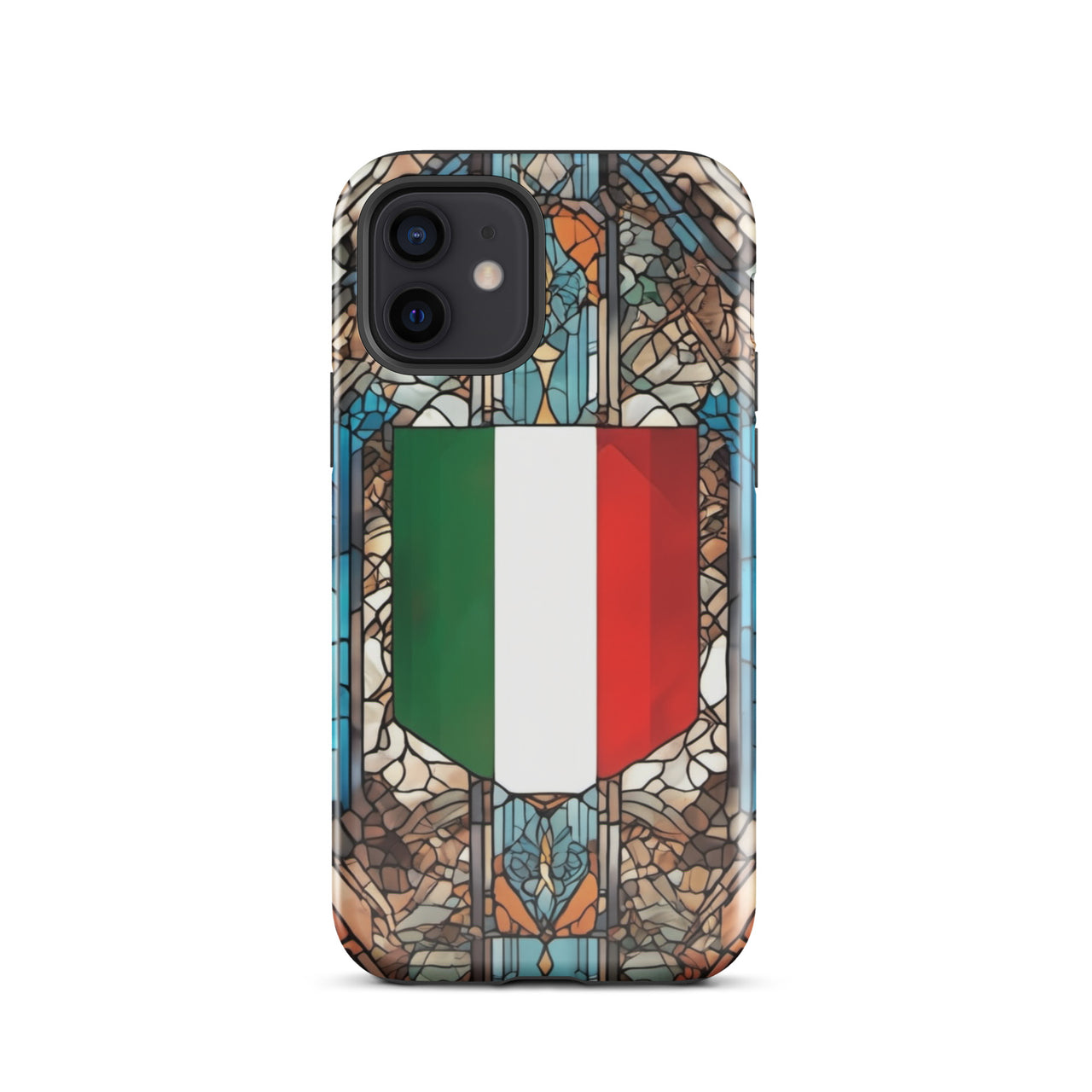 Coque d'iPhone® rigide Blason italien et vitrail - Italie