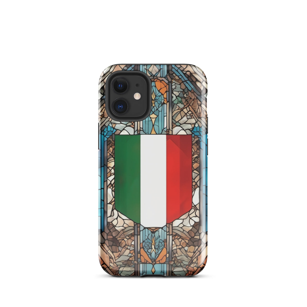 Coque d'iPhone® rigide Blason italien et vitrail - Italie