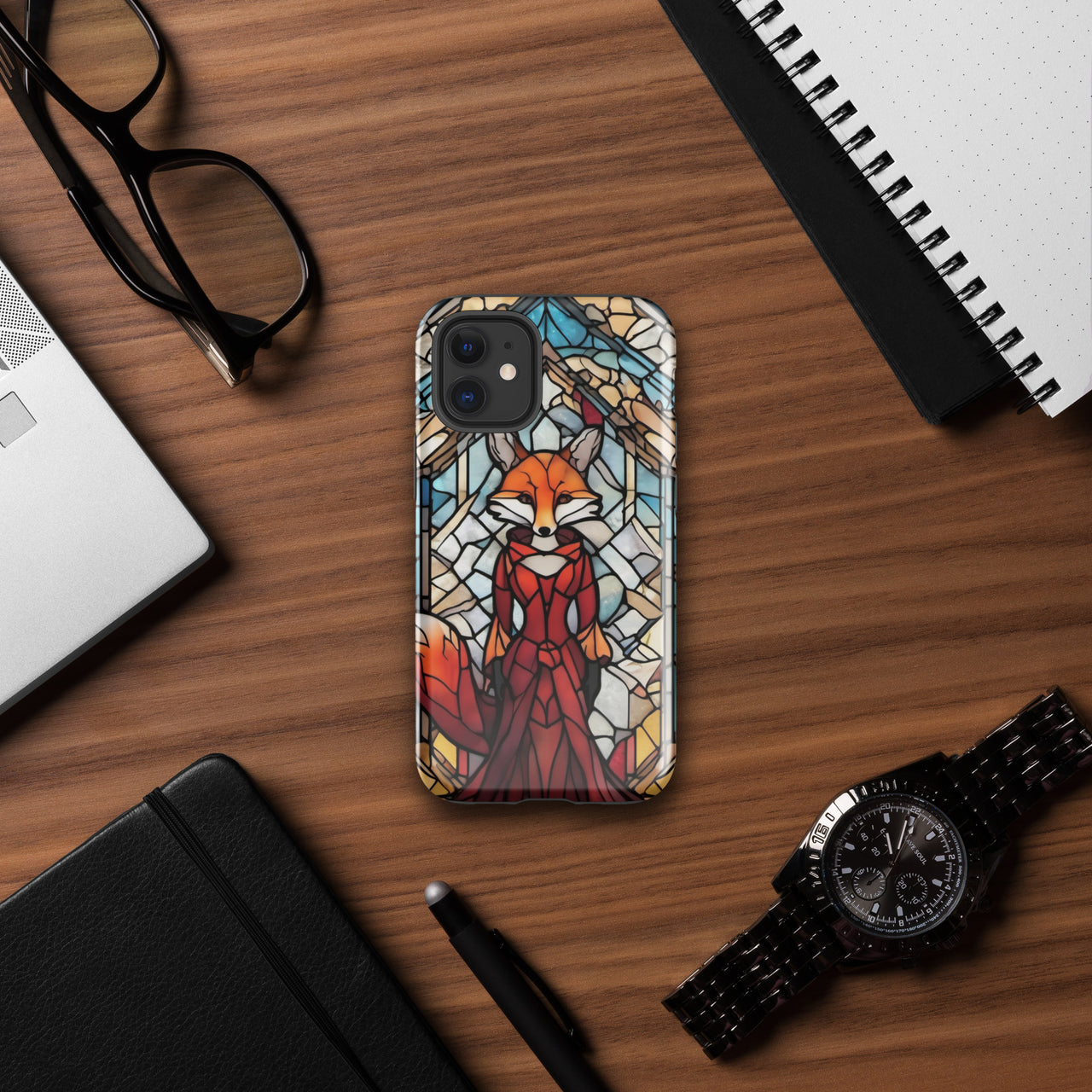 Coque d'iPhone® rigide inspiré par Foxtrot de Genesis - femme renard