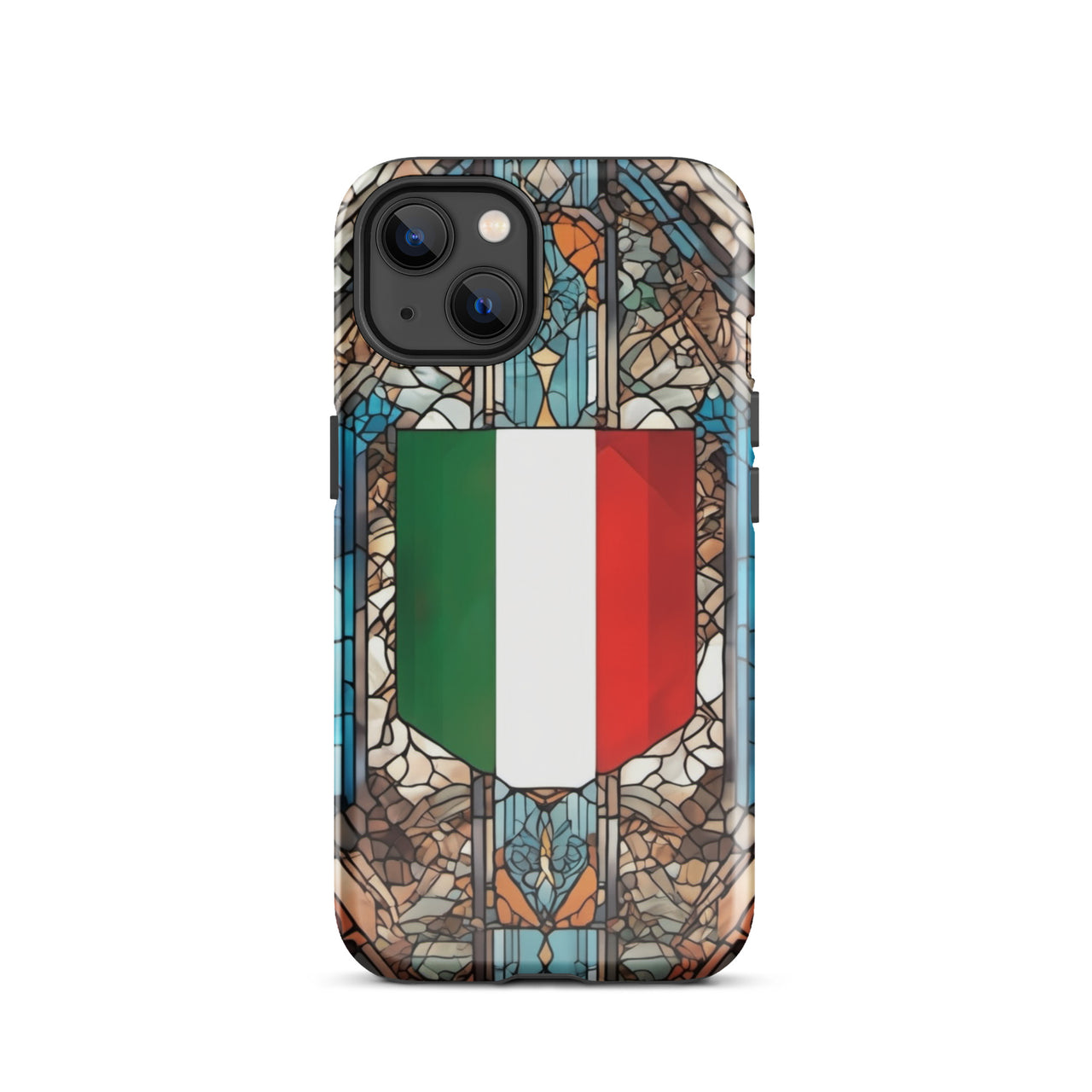 Coque d'iPhone® rigide Blason italien et vitrail - Italie