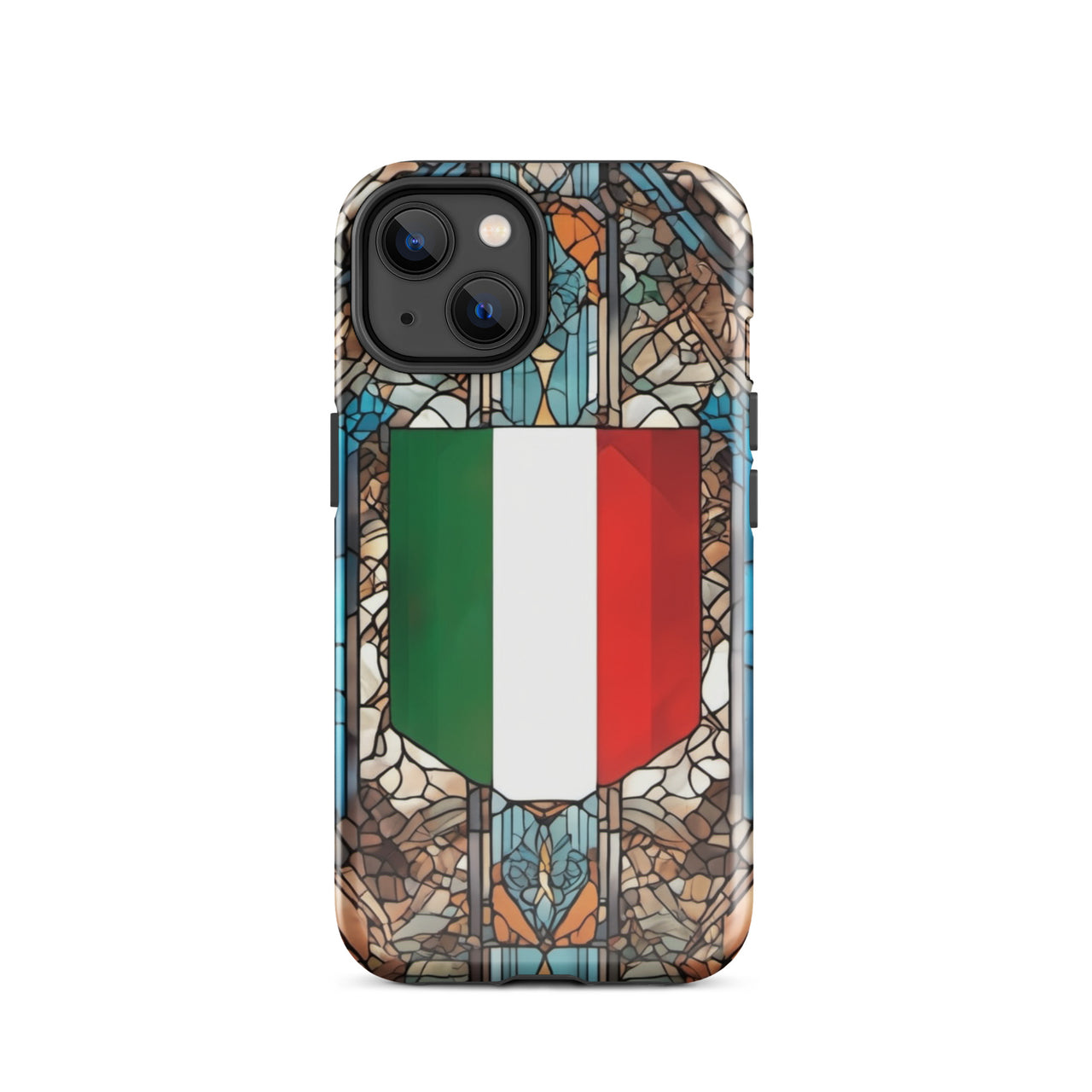 Coque d'iPhone® rigide Blason italien et vitrail - Italie