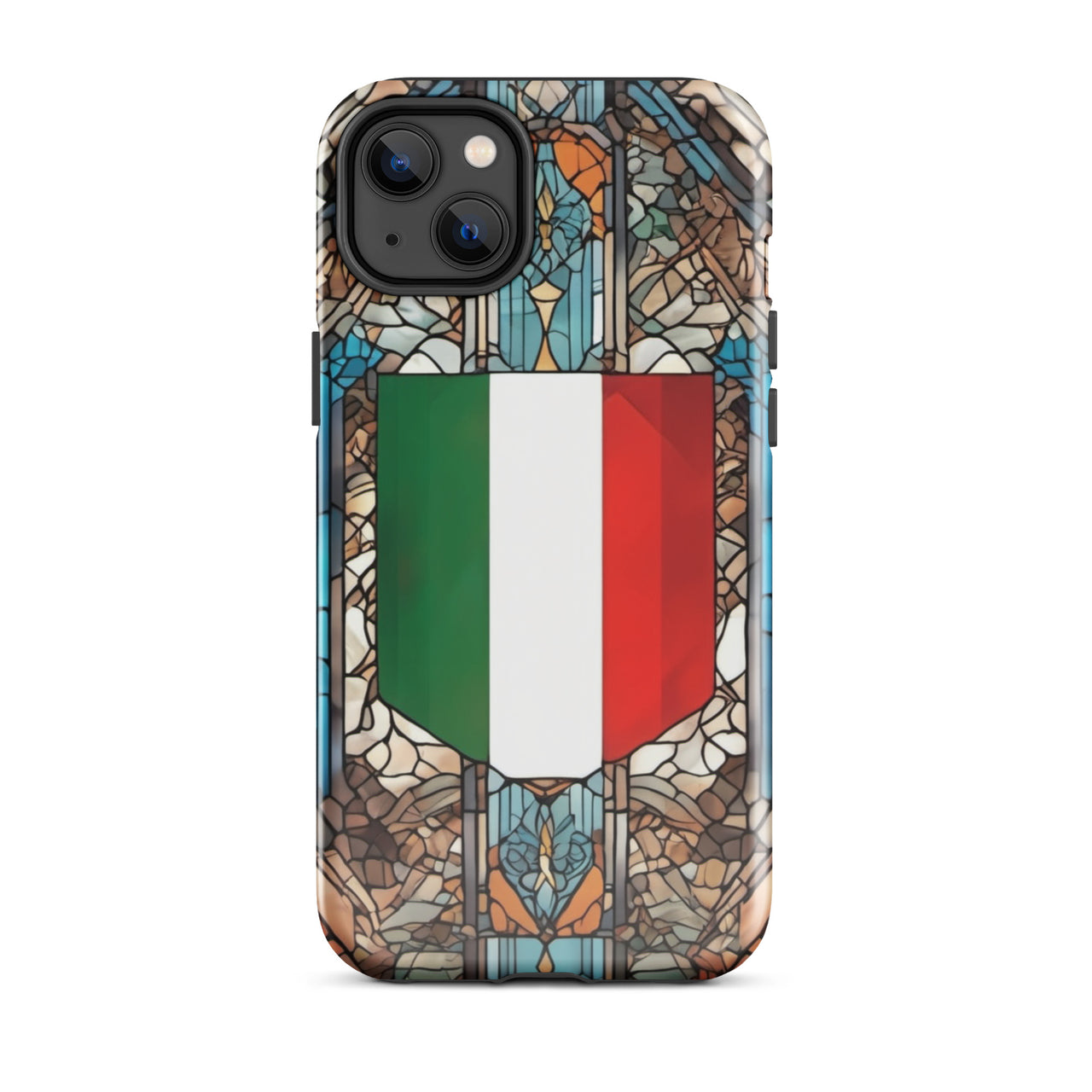 Coque d'iPhone® rigide Blason italien et vitrail - Italie