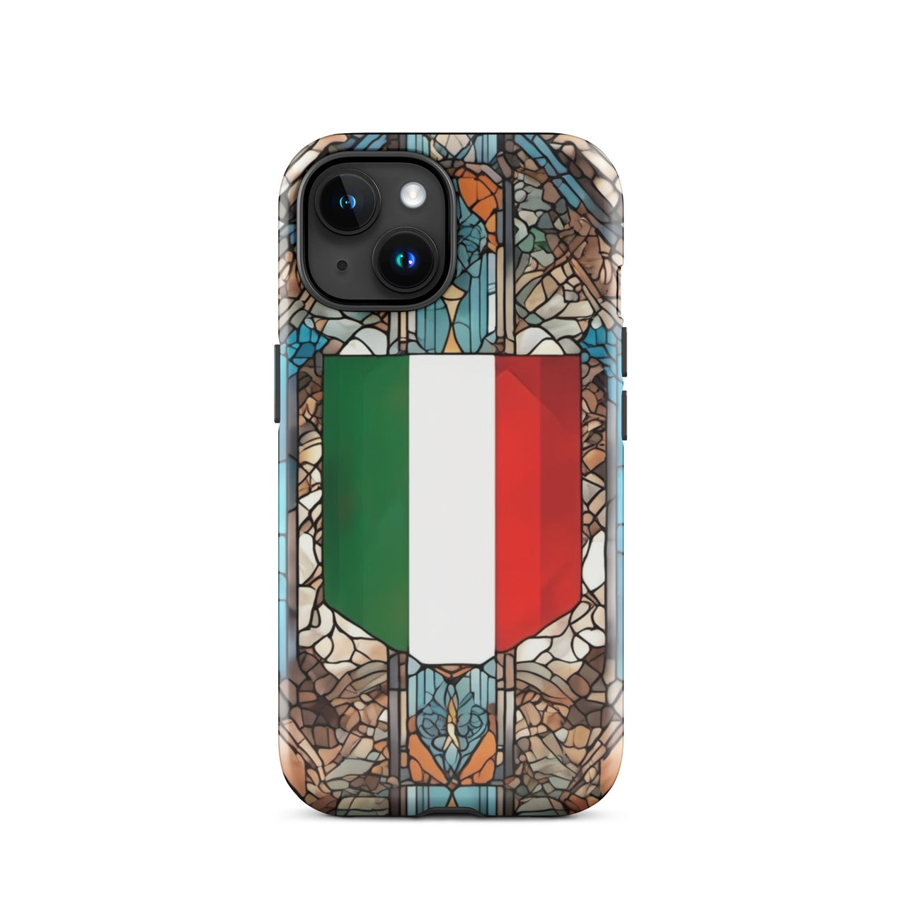 Coque d'iPhone® rigide Blason italien et vitrail - Italie