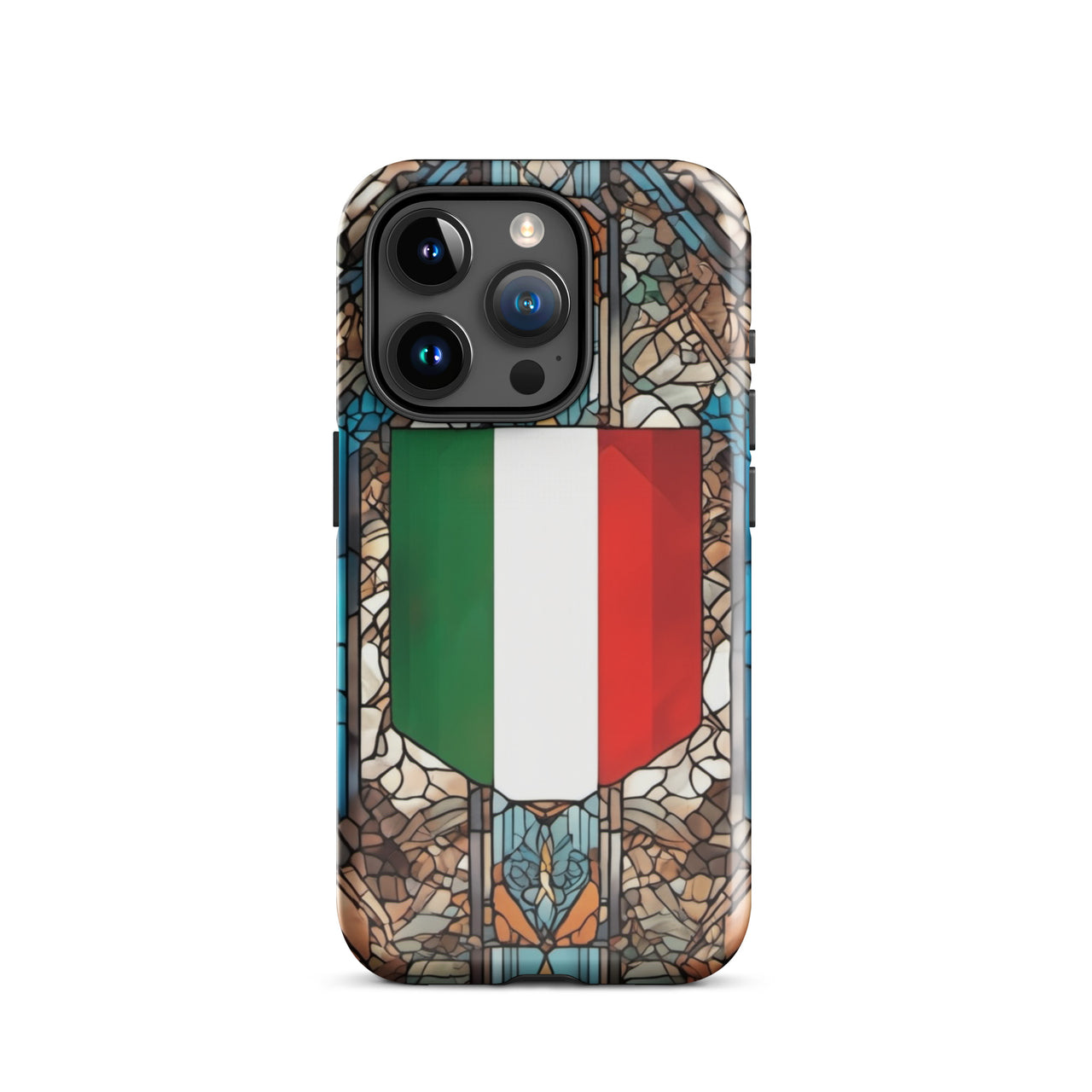 Coque d'iPhone® rigide Blason italien et vitrail - Italie