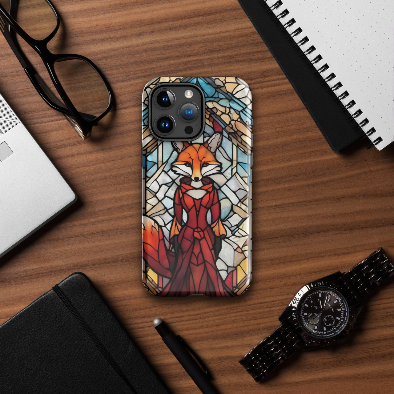 Coque d'iPhone® rigide inspiré par Foxtrot de Genesis - femme renard