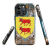 Coque iPhone Béarn - Blason et vitrail design