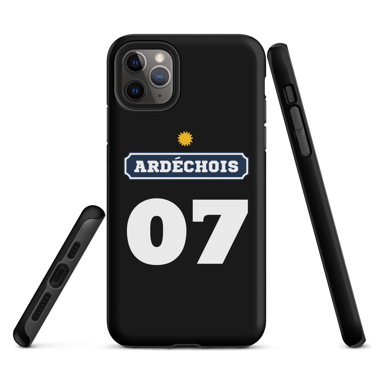 Coque iPhone Ardéchois - élégance et humour au quotidien