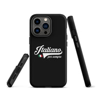 Thumbnail for Custodia rigida PREMIUM per iPhone® - Italiano per sempre - Italia