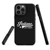 Coque d'iPhone® rigide PREMIUM - Italiano per sempre - Italie