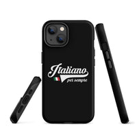 Thumbnail for Custodia rigida PREMIUM per iPhone® - Italiano per sempre - Italia