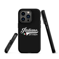 Thumbnail for Custodia rigida PREMIUM per iPhone® - Italiano per sempre - Italia