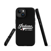 Thumbnail for Custodia rigida PREMIUM per iPhone® - Italiano per sempre - Italia