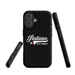 Coque d'iPhone® rigide PREMIUM - Italiano per sempre - Italie