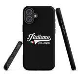 Coque d'iPhone® rigide PREMIUM - Italiano per sempre - Italie