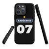 Coque iPhone Ardéchois - design humoristique et local