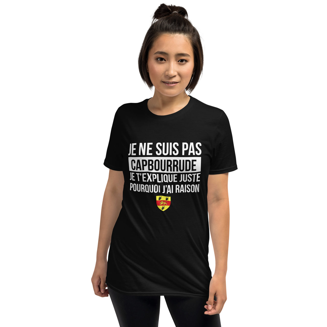 T-shirt Landaise bleu marine - Je ne suis pas capbourrude