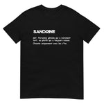 T-shirt cadeau Femme Sandrine Définition humoristique - Prénom