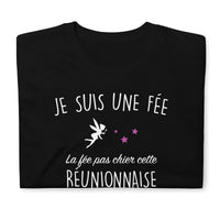 Thumbnail for T-shirt Réunion noir - La fée pas chier