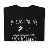 T-shirt cadeau humour la fée pas chier cette Vendéenne