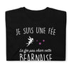 T-shirt Béarn noir - La fée pas chier cette Béarnaise