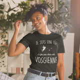 T-shirt Cadeau humour femme : La fée pas chier cette Vosgienne