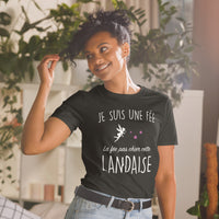 Thumbnail for T-shirt Landaise bleu marine - La fée pas chier