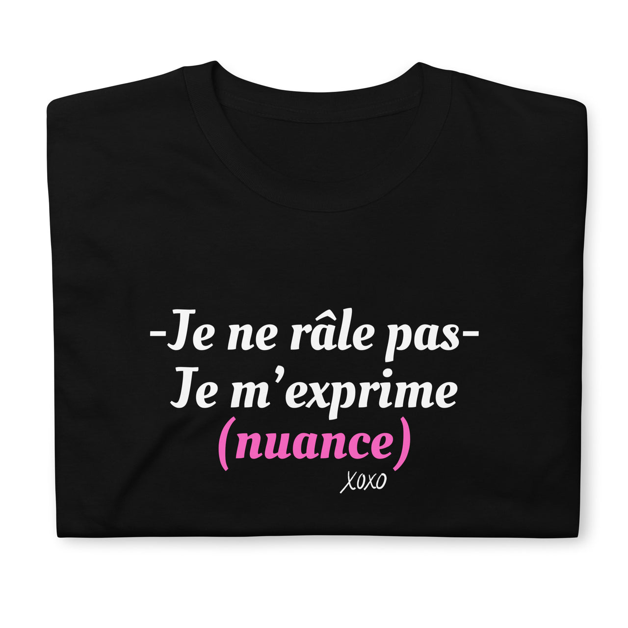 T-shirt humour noir - Je ne râle pas, je m'exprime