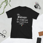 T-shirt cadeau femme italienne - Une italienne ne vieillit pas