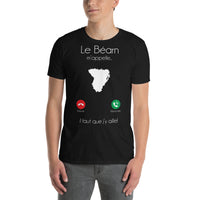 Thumbnail for T-shirt Béarn noir dos - Le Béarn m'appelle il faut que j'y aille