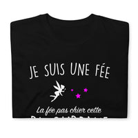 Thumbnail for T-shirt Bigourdane bleu marine dos - La fée pas chier