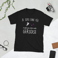 Thumbnail for T-shirt Gersois noir - La fée pas chier
