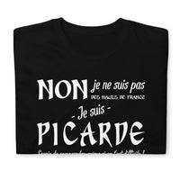 Thumbnail for T-shirt Picardie bleu marine dos - humour sur les Hauts-de-France