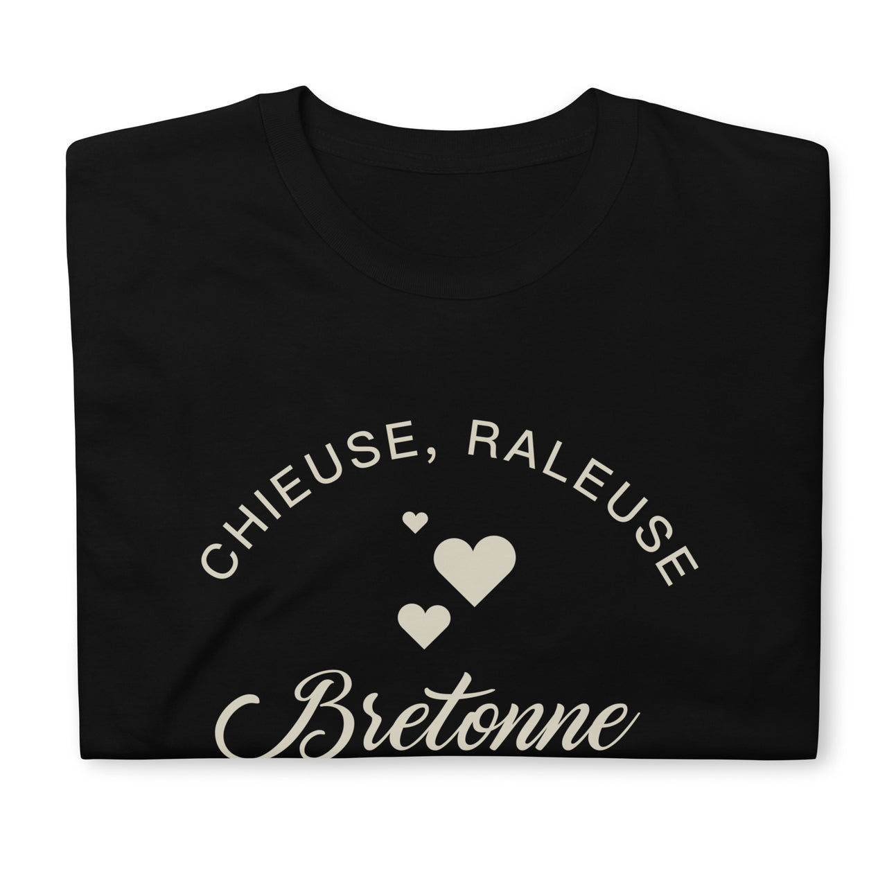 T-shirt Bretagne bleu marine dos - Chieuse et fière d'être là