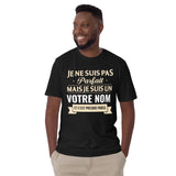 T-shirt à personnaliser Avec Votre nom de famille pour homme